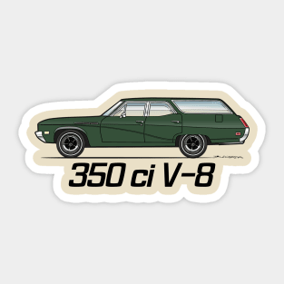 350 V8 Sticker